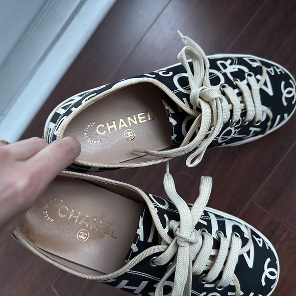 Chanel vintage sneakers 24 cms - Picture 3 of 8